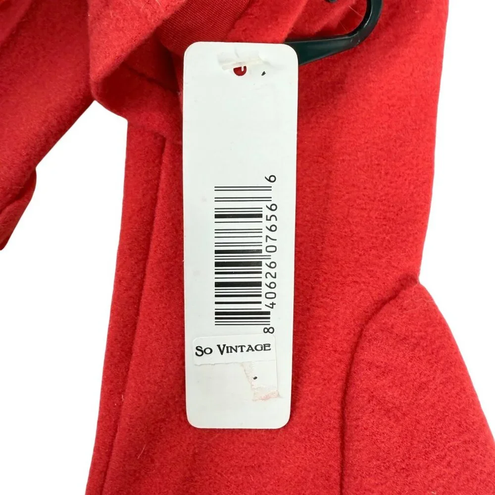 New Jeanne Simmons Womens Red Long Gloves Christmas‎ Polyester Spandex One Size